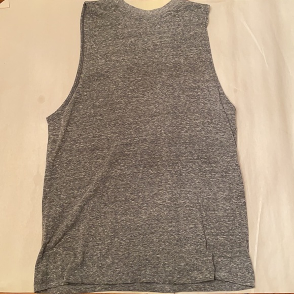 Word of Mouth grey “But first, coffee.” Comfortable tank, size small - Picture 2 of 5